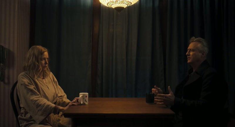 And we sat down, and she starts talking about you