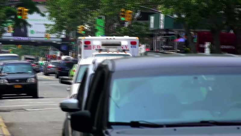 And we see paramedics doing CPR