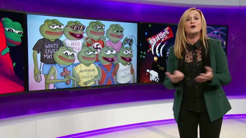 And she had a segment about Pepe the Frog