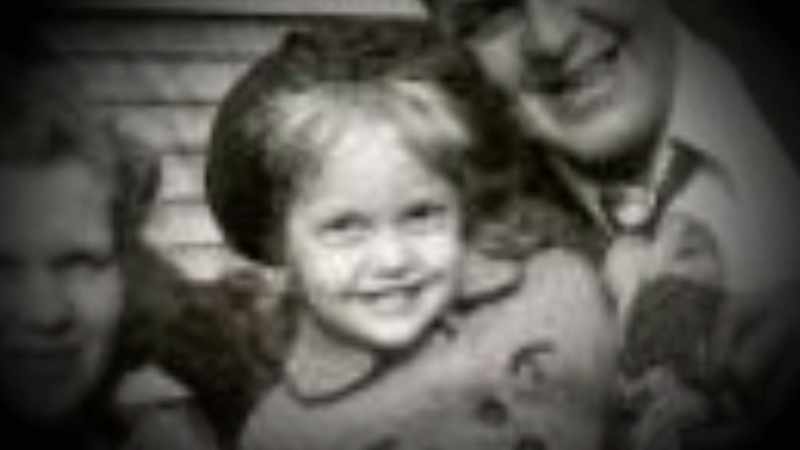 And when she was about four years old, her mother took off