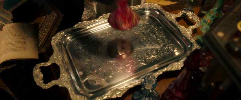 And when she had finished satisfying him