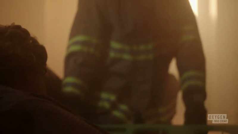 And she was trying to get low to get away from the smoke