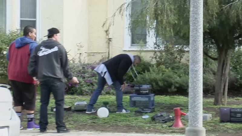 And, so, he's put all of his electronics on the curb