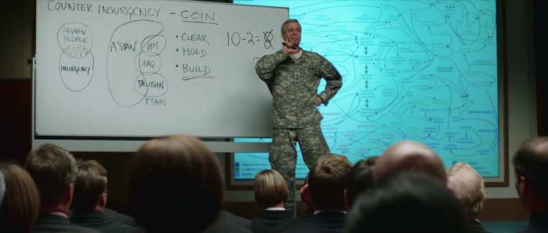 And so, in the math of counterinsurgency