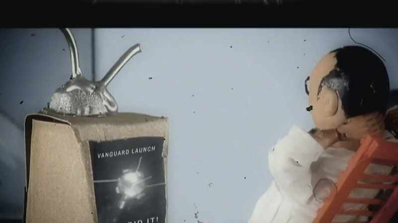 And so, when the vanguard 1 satellite