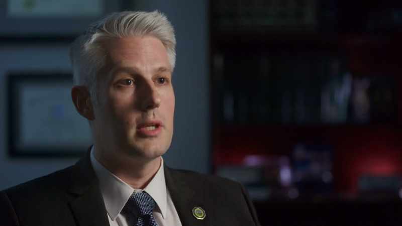And so, they were able to confront him with that