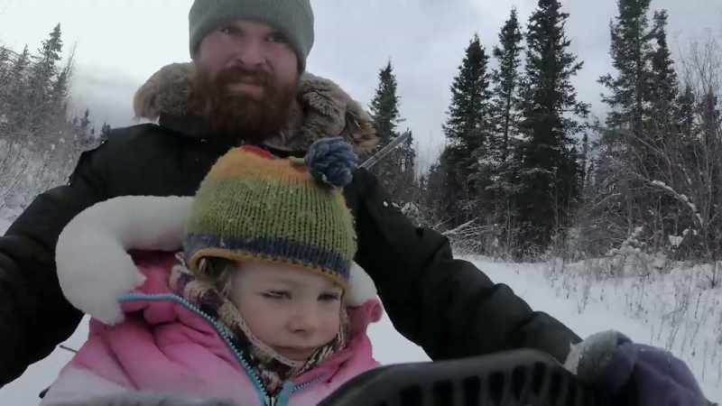 And so, we're taking the snow machine up there
