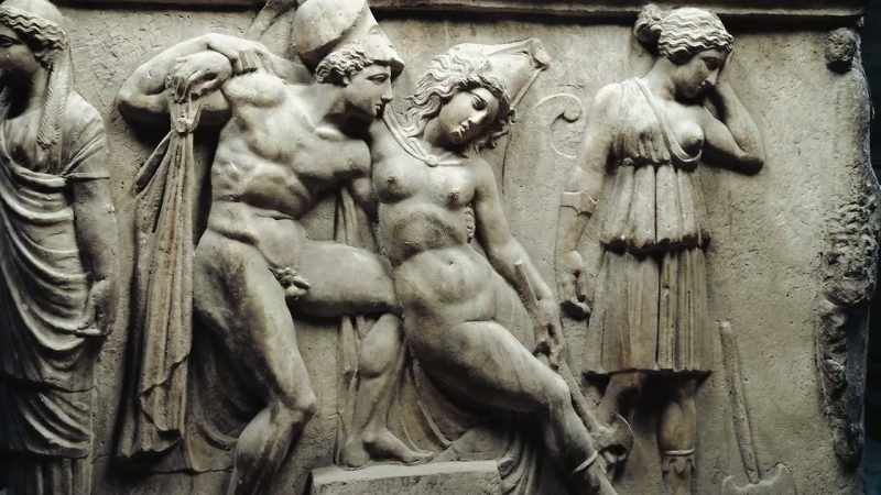And sometimes they would reenact scenes of mythology