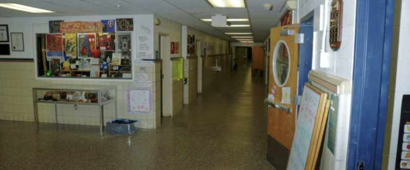 And they start to make their way down the hallway