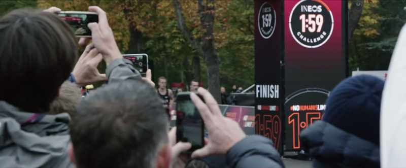 And sub two-hour pace would put him at, what, 28:26