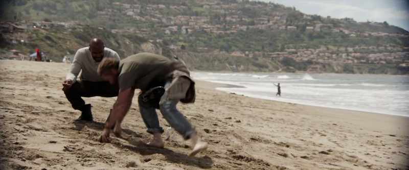 And you sweep your legs underneath you, and