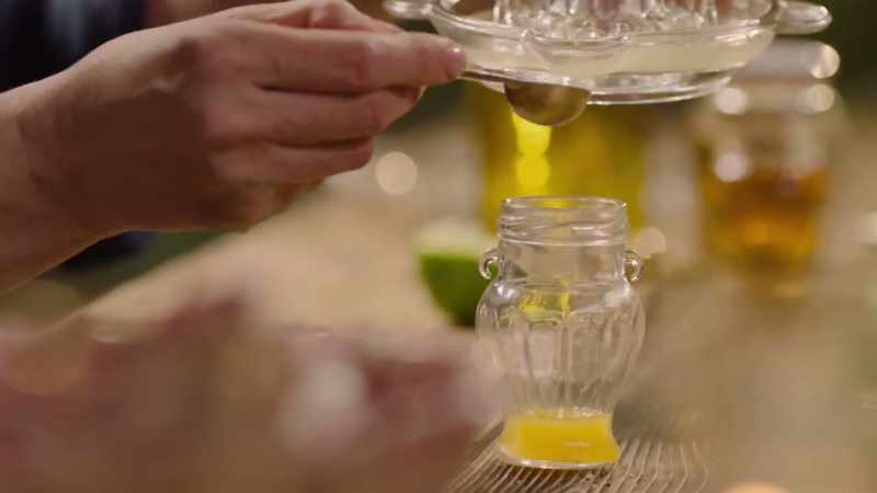And after that, the same amount of lime juice