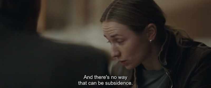 And that? There's no way that can be subsidence