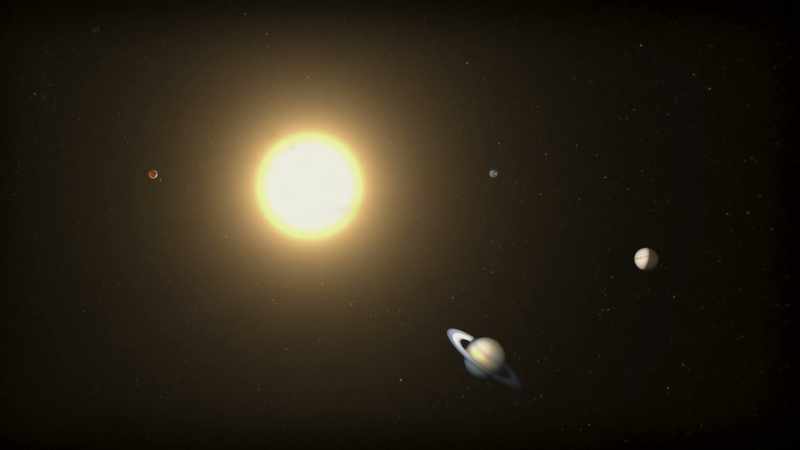 And if that's how our solar system was created