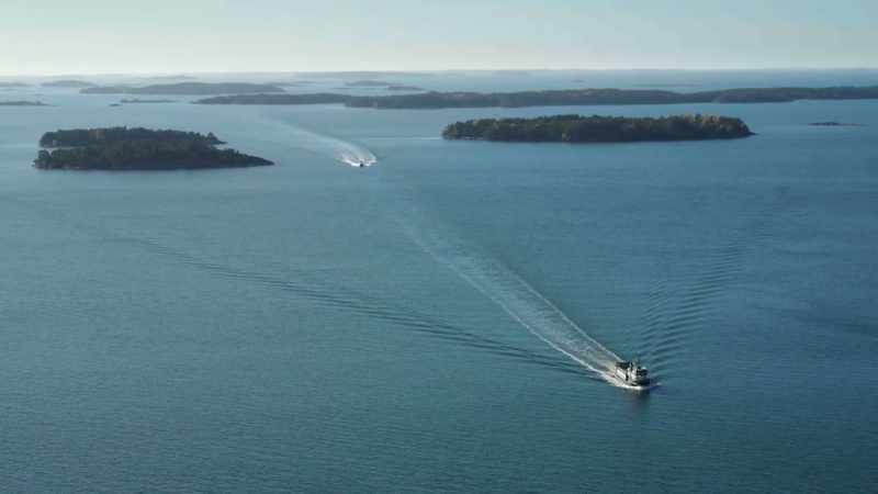 And the archipelago becomes the perfect race course