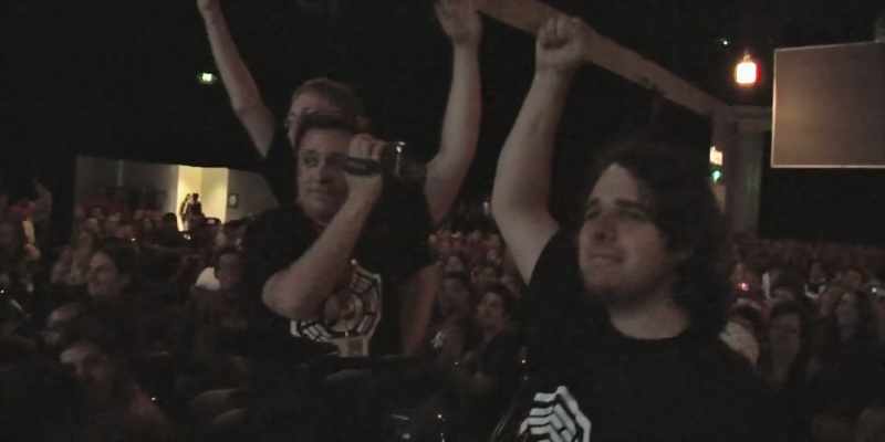 And the audience stood up and said, 