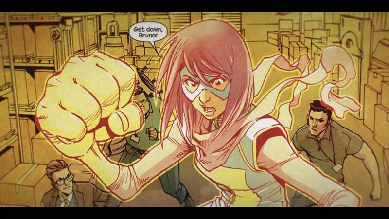 And the decision for Kamala to figure out how she uses her powers