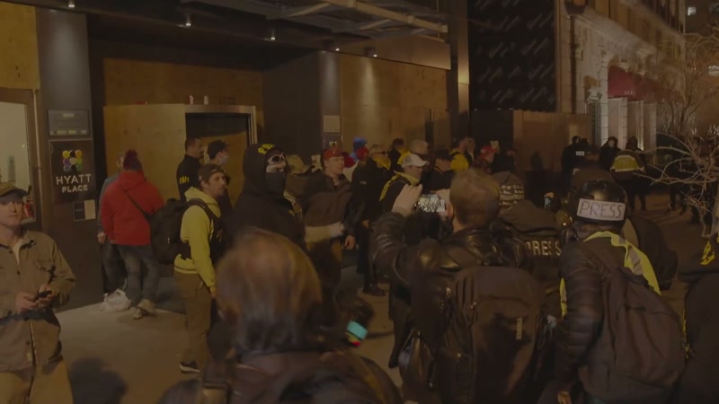 And for the first time, the Proud Boys