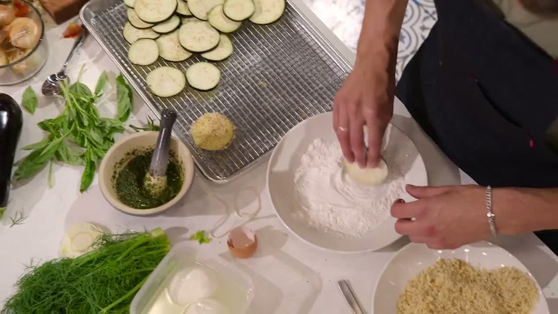 And the focaccia is a great breading