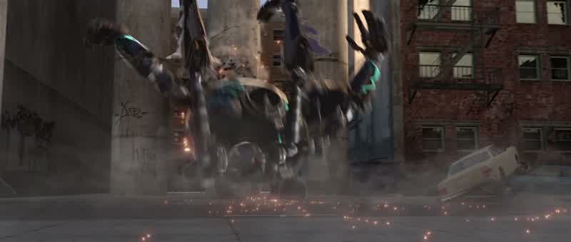 And the hero strikes the first blow