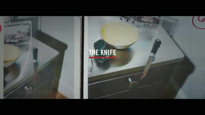 And that the knife that they left on the nightstand