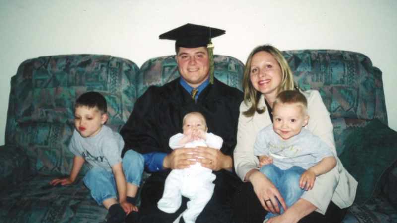 And while the marriage didn't last, my three sons