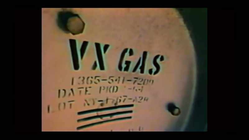 And the nerve gas VX, which was developed in England