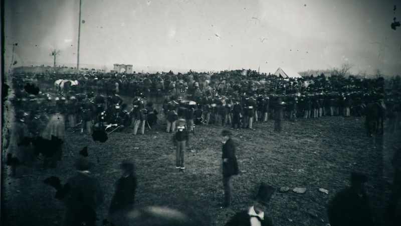 And the next day, crowd formed a great