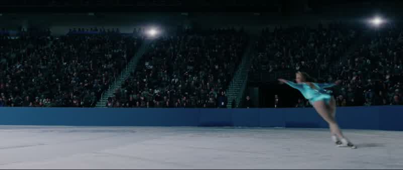 And the question is whether, three moves into the program, she will do a triple axel
