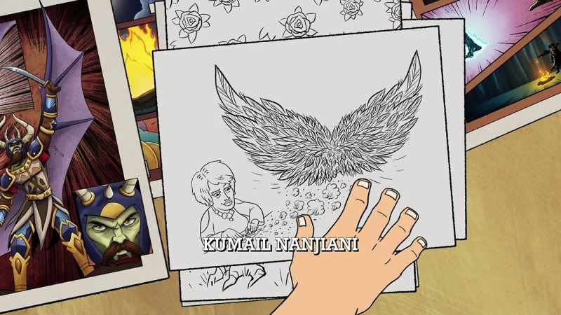 And the scratcher dust forms wings