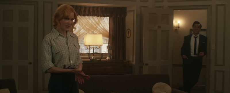 And the script indicates that Ricky takes his hands away from Lucy's eyes