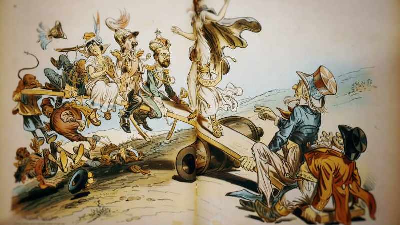And the Spanish-American War comes along
