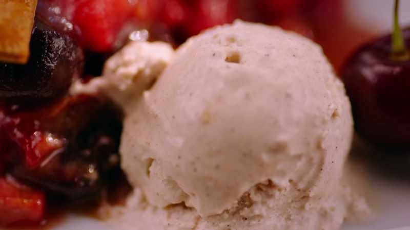 And then we also made a Ceylon cinnamon ice cream