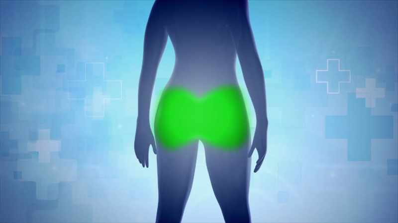 And then we augment it by injecting it into the buttocks