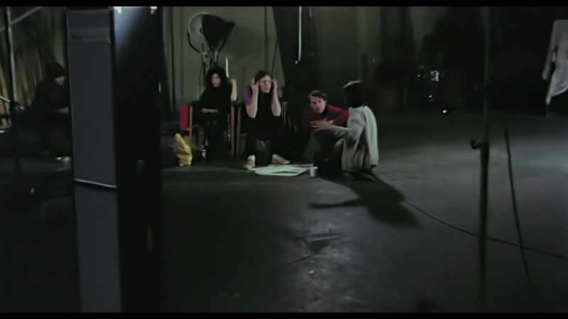 And then we could do what we like with the backing, have it go black or…