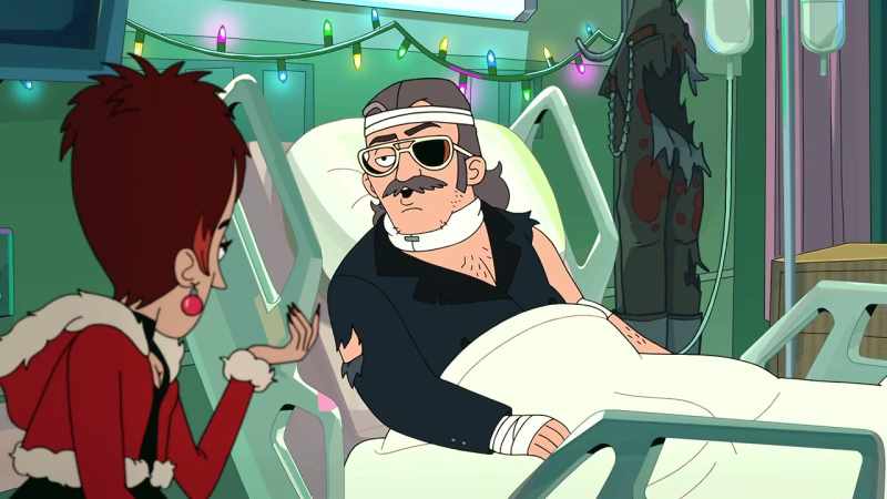 And then you ended up bangin' that host. What was his name?