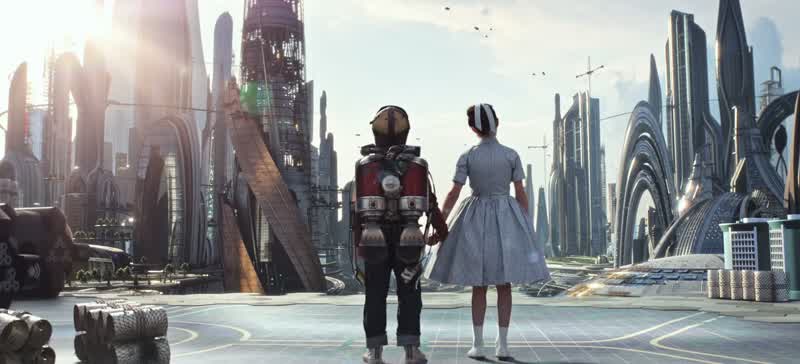 And then everything went to hellOh boy Well it didSo you gave them like one second of blue skies and jet packs and hopeIt's important They need to know the stakesI think they can figure out clocks