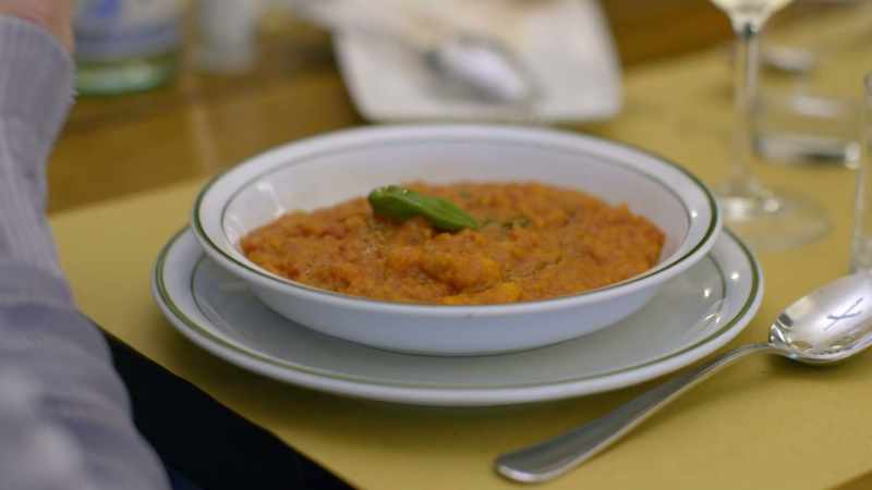 And then, we have the tomato and bread soup