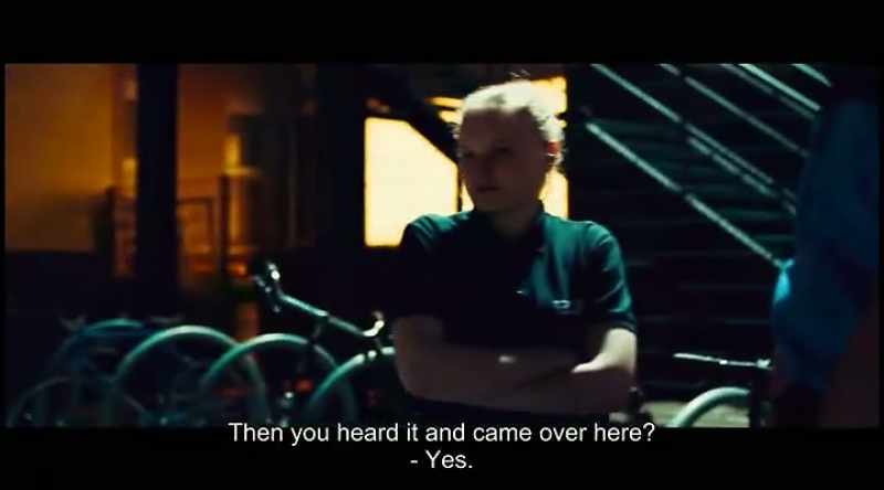 And then you heard that and you ran here? - Yes
