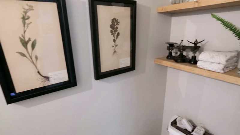 And then, here, you have these open shelves