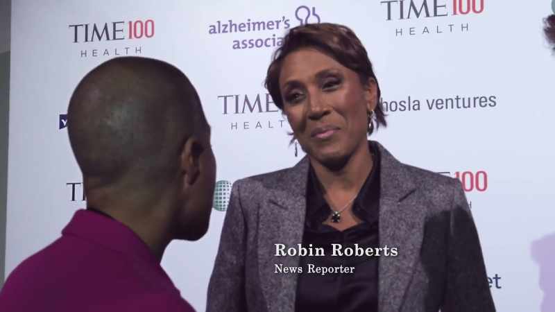 And then I ran into Robin Roberts