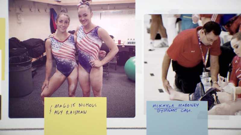 And then she interviewed Olympians Aly Raisman