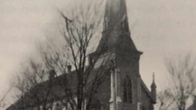 And then one night in 1905, it was struck by lightning