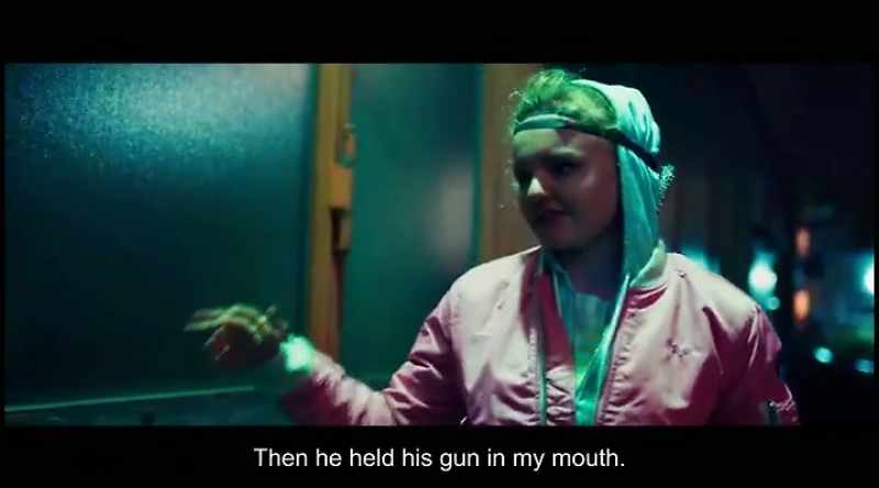 And then he put his gun.., in my mouth, right?