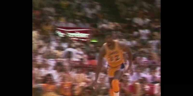 And then that's when I start playing Magic Johnson basketball