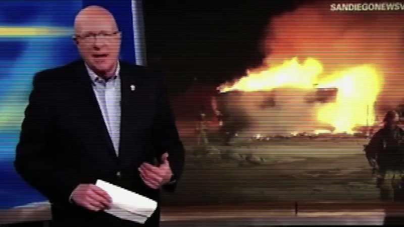 And then the newscaster said that