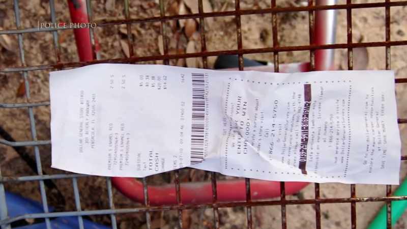 And then, there was a receipt near the burn pit