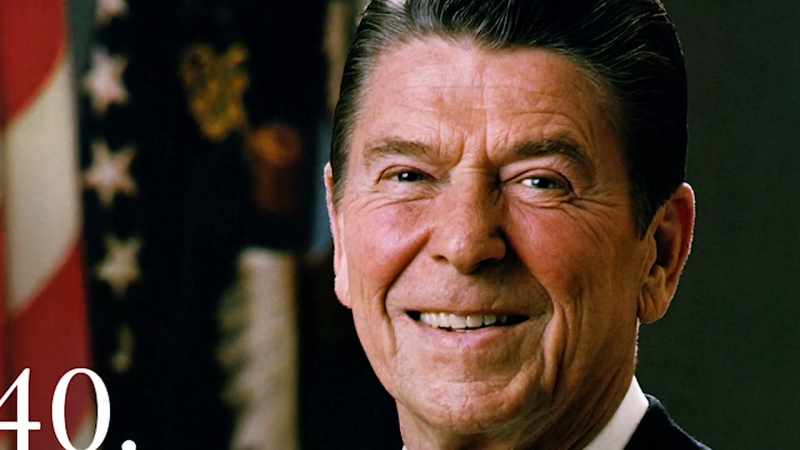 And then there is the discussion with President Reagan