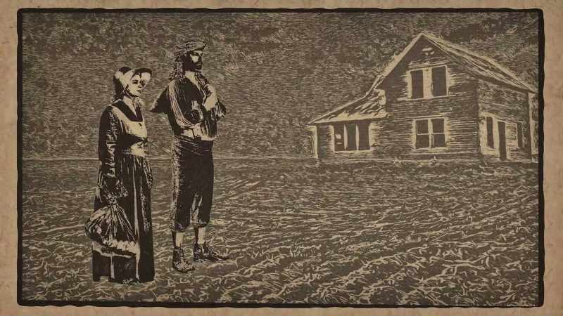 And then they were able to receive land