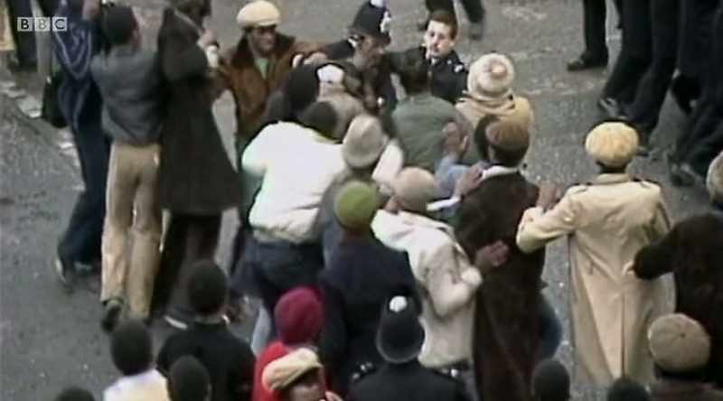 And so there were scuffles